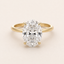 MIRA CATHEDRA · PETALIS™  | 3.02 Oval Lab Diamond with Hidden Halo