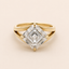 Compass  | 3.52 Asscher Lab Diamond with Split Shoulders