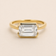 Èlan | 2.07 Emerald Lab Diamond in East West Semi Bezel