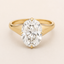Compass | 3.50 Antique Cushion Lab Diamond with Reverse Taper Band