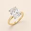 Low Donut | 4.26 Antique Cushion Lab Diamond with Reverse Taper Band