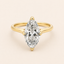 MIRA CATHEDRA · PETALIS™ | 1.62 Marquise Lab Diamond with Diamond Petals