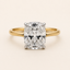 Low Donut | 4.26 Antique Cushion Lab Diamond with Reverse Taper Band