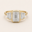 5 Stones Bezel | 2.52 Emerald Lab Diamond