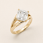 Compass  | 3.52 Asscher Lab Diamond with Split Shoulders