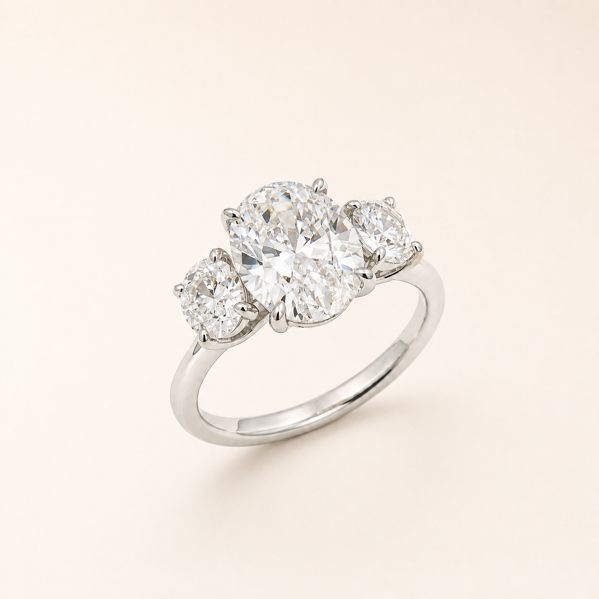 3.52ct Oval Trois