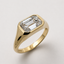 1.76 Emerald Lab Diamond Signet Ring