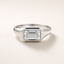 1.76 Emerald Lab Diamond Signet Ring