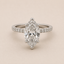 NOVA LUMEN™ | 2.00 Marquise Lab Diamond with Hidden Halo & Pave Diamond Band