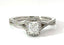 Radiant Cut Diamond Infinity Band with Diamond Halo