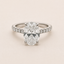 MIRA CATHEDRA™ | 2.04 Oval Lab Diamond with Hidden Halo & Pave Diamond Band