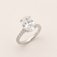 MIRA CATHEDRA™ | 2.04 Oval Lab Diamond with Hidden Halo & Pave Diamond Band