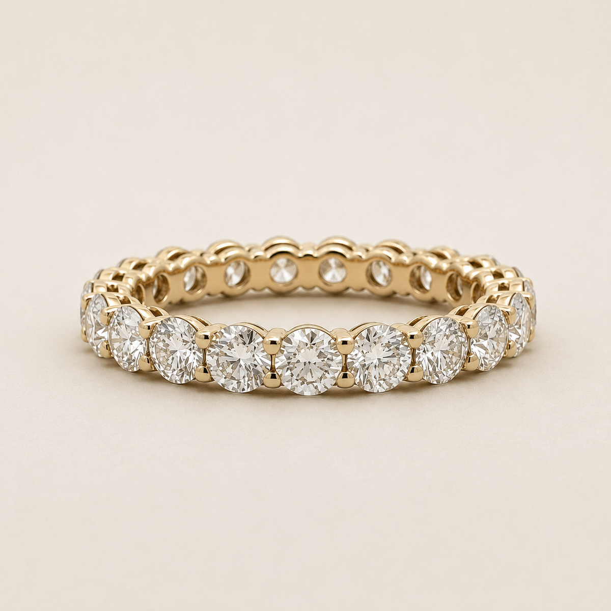 Classic Lab Diamond Wedding Band 3mm