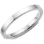 2.5mm Plain Platinum Wedding Band