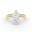 The Flora Solitaire | Marquise Cut
