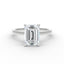 The Mira Hidden Halo | Emerald Cut