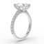 The Mira Pave | Emerald Cut