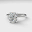 The Mira Hidden Halo | Cushion Cut